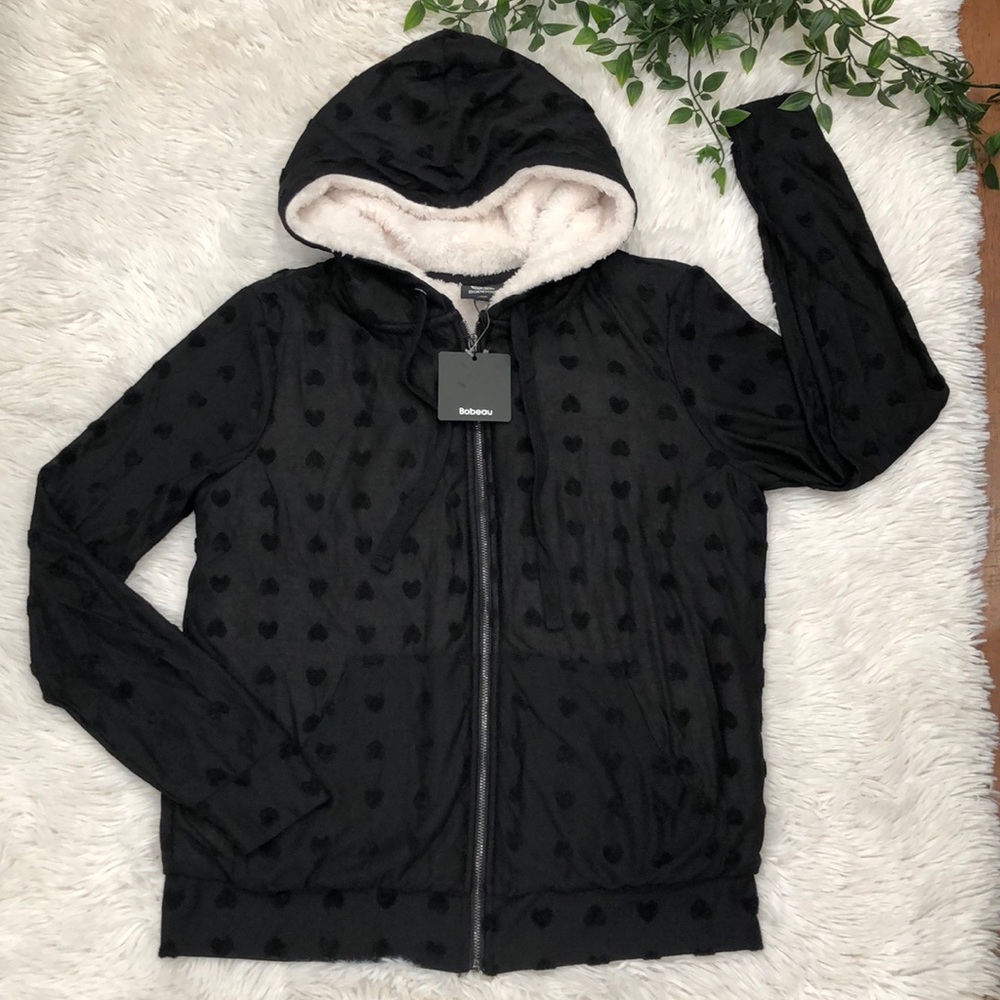 Bobeau zip up hoodie